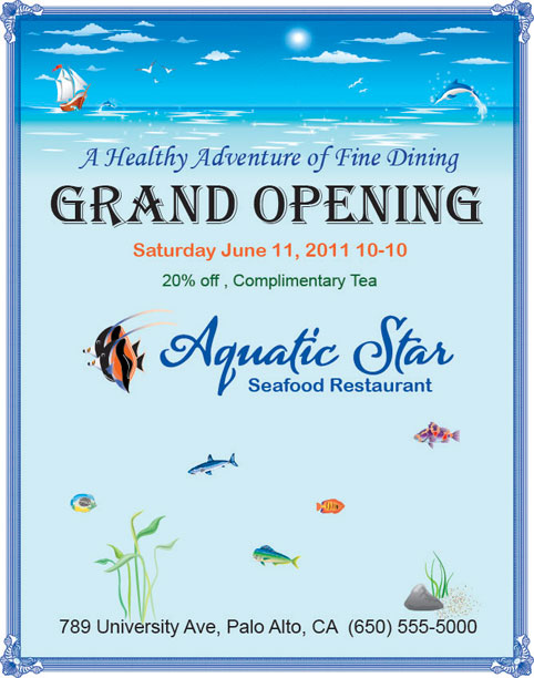 poster -grand opening