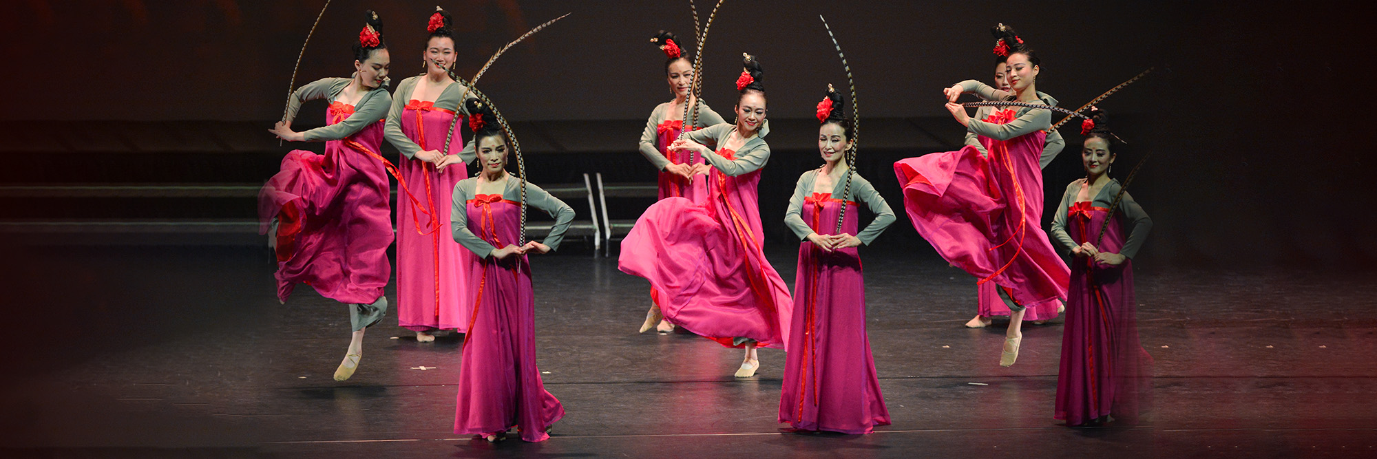 Dancers with Bird-Tail Headpieces